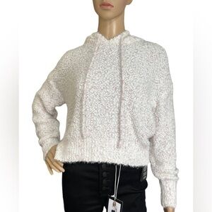 ULTRA FLIRT  Textured Marled Long-Sleeve Hoodie